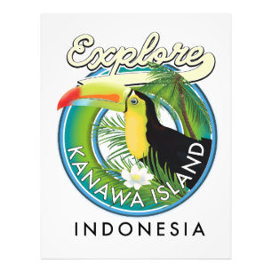 Kanawa Insel Indonesien erkunden Fotodruck