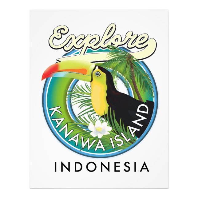 Kanawa Insel Indonesien erkunden Fotodruck (Vorne)