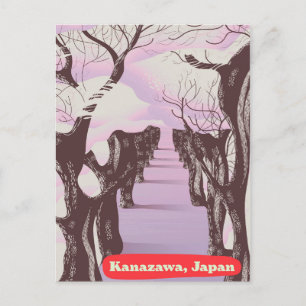 Kanazawa, Japan Blüten Postkarte