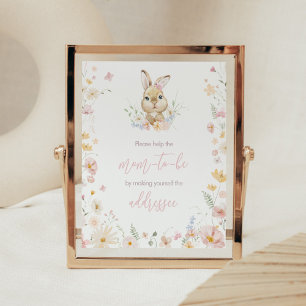 Kanbit Somebunny Baby Shower Envelope Station Poster