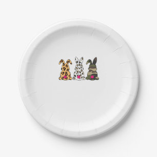 Kanbits Bunnies Leopard Camouflage Happy Oaster Da Pappteller