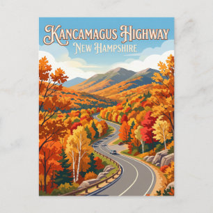 Kancamagus Highway New Hampshire Postkarte