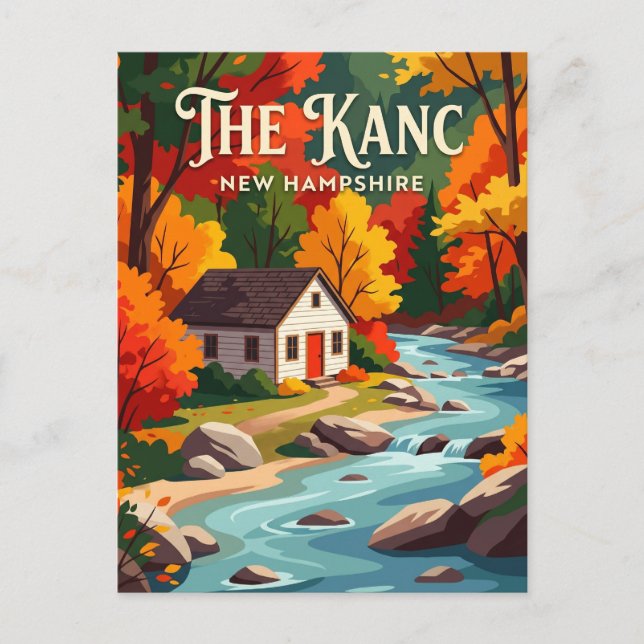 Kancamagus Highway USA Postkarte (Vorderseite)