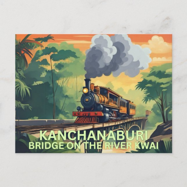 Kanchanaburi Postcard Postkarte (Vorderseite)