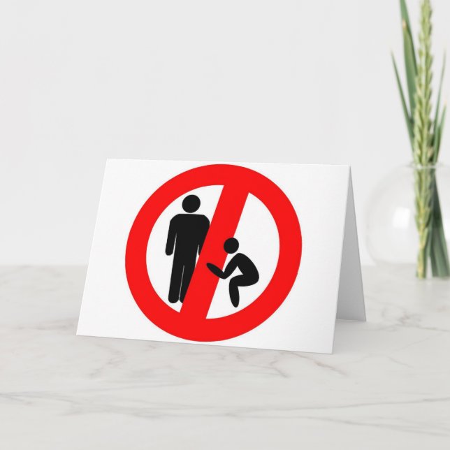 Kancho-freie Zone Feiertagskarte (Vorderseite)