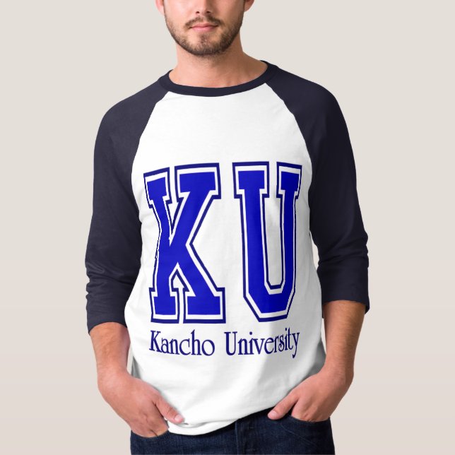 Kancho Universität - Blau T-Shirt (Vorderseite)