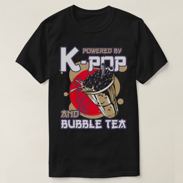Kand Bubble Tea Boba Tea KPOP 1 T-Shirt (Design vorne)