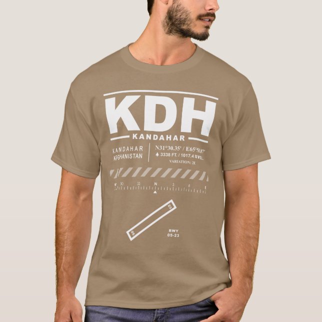 Kandahar International Airport KDH T - Shirt (Vorderseite)