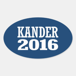 Kander - Jason Kander 2016 Ovaler Aufkleber