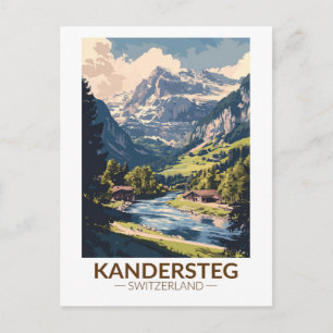 Kandersteg Schweiz Kinderspielplatz Val Grande Postkarte