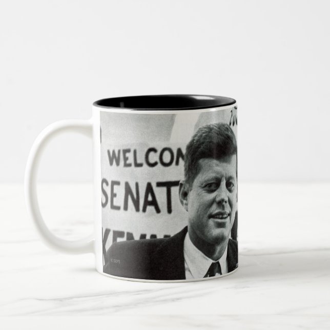 Kandidat Kennedy Zweifarbige Tasse (Links)