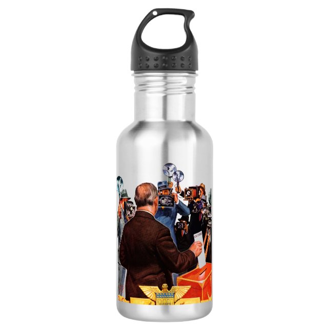 Kandidatenabstimmung Trinkflasche (Vorderseite)