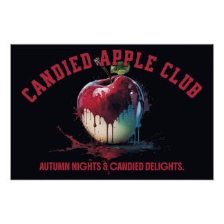 Kandierter Apfel Club Poster