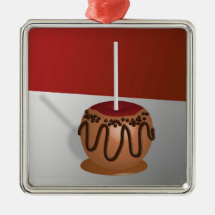 Kandierter Apfel Ornament Aus Metall