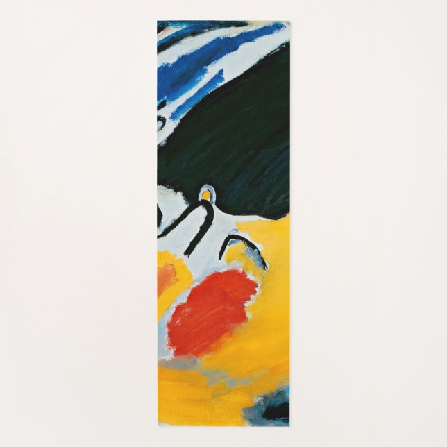 Kandinski Impression III Konzert Abstrakte Malerei Yogamatte (Vorderseite)