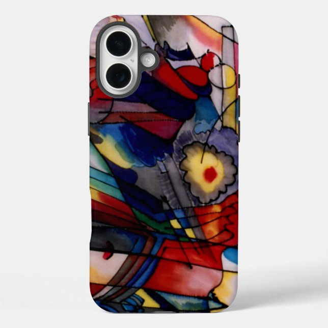 Kandinsky 1913 Abstrakte Malerei Case-Mate iPhone Hülle (Rückseite)