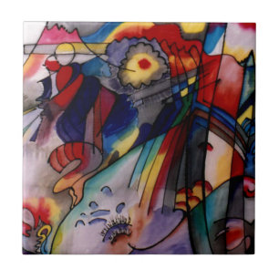 Kandinsky 1913 Abstrakte Malerei Fliese