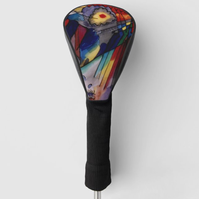 Kandinsky 1913 Abstrakte Malerei Golf Headcover (Vorderseite)