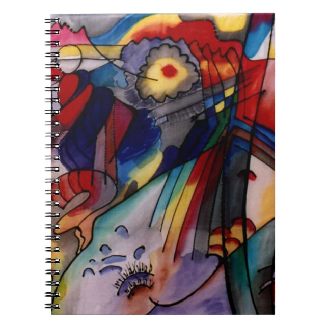 Kandinsky 1913 Abstrakte Malerei Notizblock (Vorderseite)