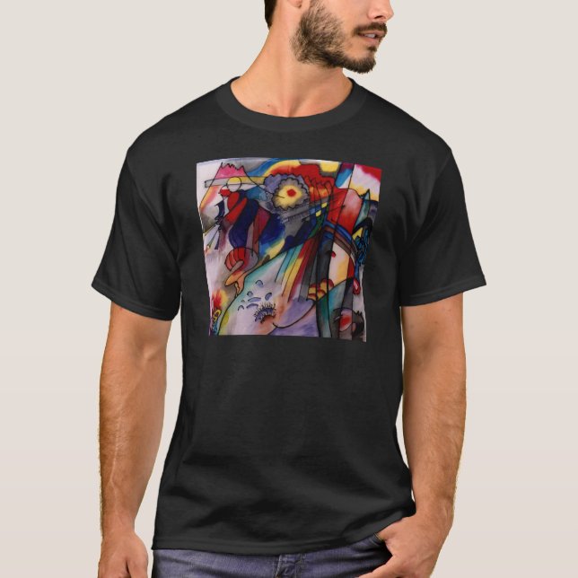Kandinsky 1913 Abstrakte Malerei T-Shirt (Vorderseite)