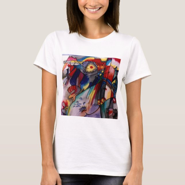 Kandinsky 1913 Abstrakte Malerei T-Shirt (Vorderseite)