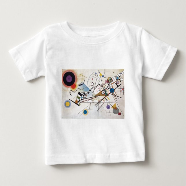 Kandinsky 1923/Komposition viii/pixdezines Baby T-shirt (Vorderseite)