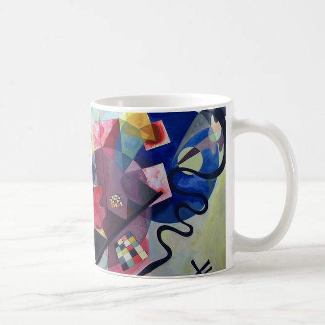 Kandinsky 1925/gelb/rot/blau/pixdezines tasse (Rechts)