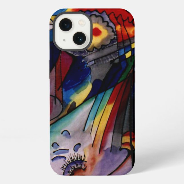 Kandinsky - 293, berühmtes Gemälde iPhone Hülle (Rückseite)