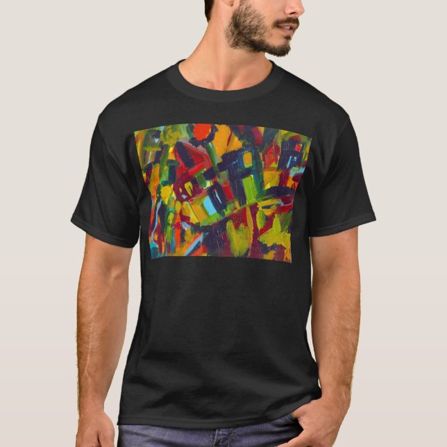 Kandinsky 304 Abstrakte Kunstwerke T-Shirt (Vorderseite)