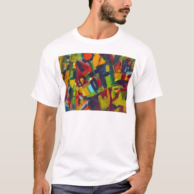 Kandinsky 304 Abstrakte Kunstwerke T-Shirt (Vorderseite)