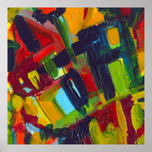 Kandinsky '304' Abstrakte Malerei Poster