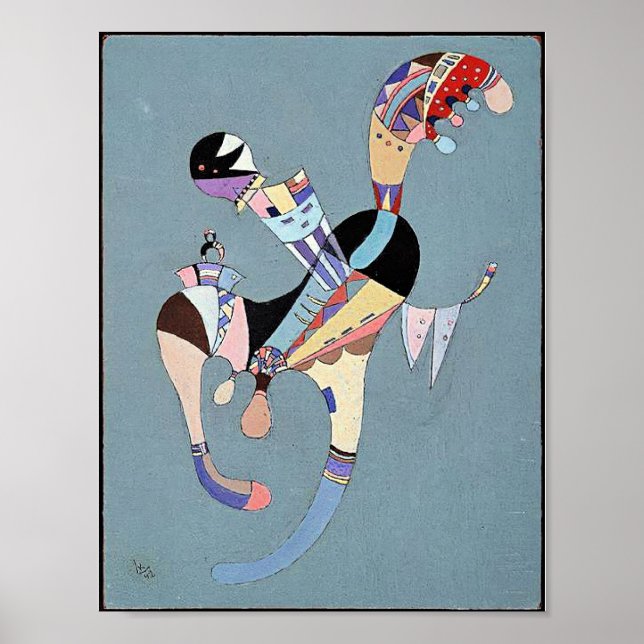 Kandinsky - A Floating Figure, Poster (Vorne)