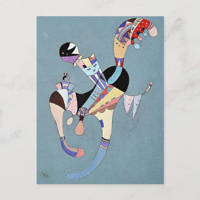 Kandinsky - A Floating Figure Postkarte (Vorderseite)