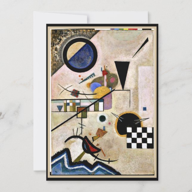 Kandinsky - Abkommen sind dagegen Karte (Vorderseite)
