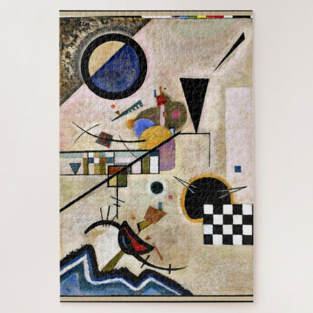 Kandinsky - Abkommen sind dagegen Puzzle (Vertikal)