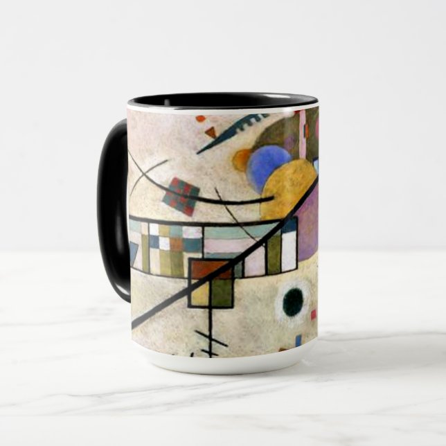Kandinsky - Abkommen sind dagegen, Tasse (Vorderseite Links)