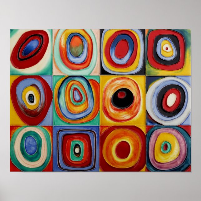 Kandinsky Abstrakt Art Poster (Vorne)