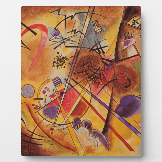 Kandinsky Abstrakt Artwork Fotoplatte (Vorderseite)