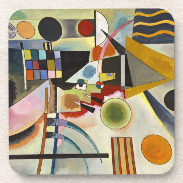 Kandinsky Abstrakt Artwork Getränkeuntersetzer (Vorderseite)
