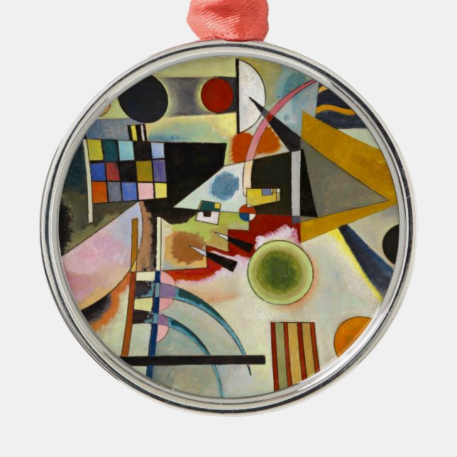 Kandinsky Abstrakt Artwork Ornament Aus Metall (Vorne)