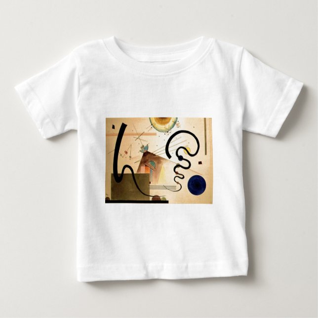 Kandinsky Abstrakt Baby T-shirt (Vorderseite)