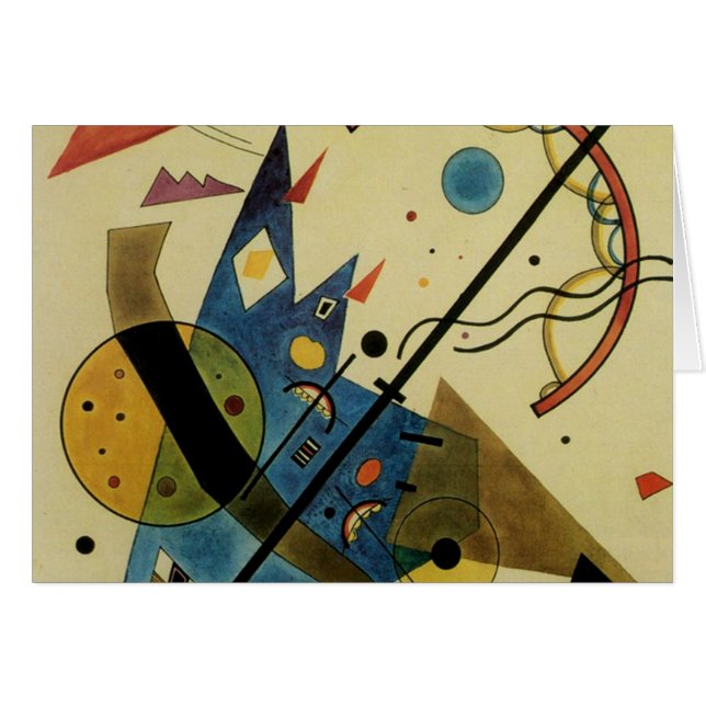 Kandinsky Abstrakt Circles Shapes (Vorderseite (Horizontal))