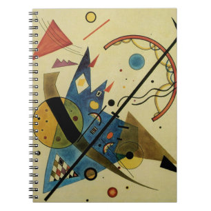 Kandinsky Abstrakt Circles Shapes Notizblock