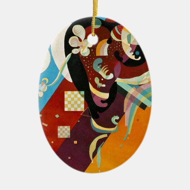Kandinsky Abstrakt Compositon IX Keramikornament (Vorne)