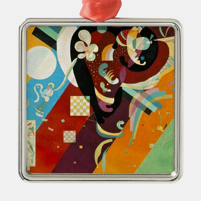 Kandinsky Abstrakt Compositon IX Ornament Aus Metall (Vorne)