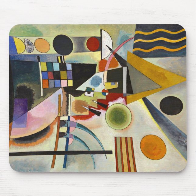 Kandinsky Abstrakt Expressionist Artwork Mousepad (Vorne)