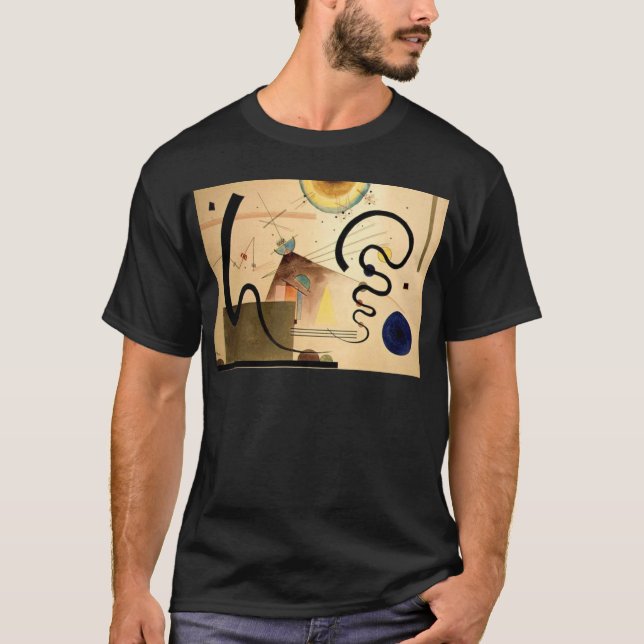 Kandinsky Abstrakt T-Shirt (Vorderseite)