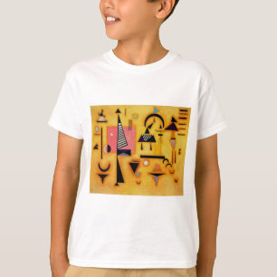 Kandinsky Abstrakte entscheidende rosa geometrisch T-Shirt