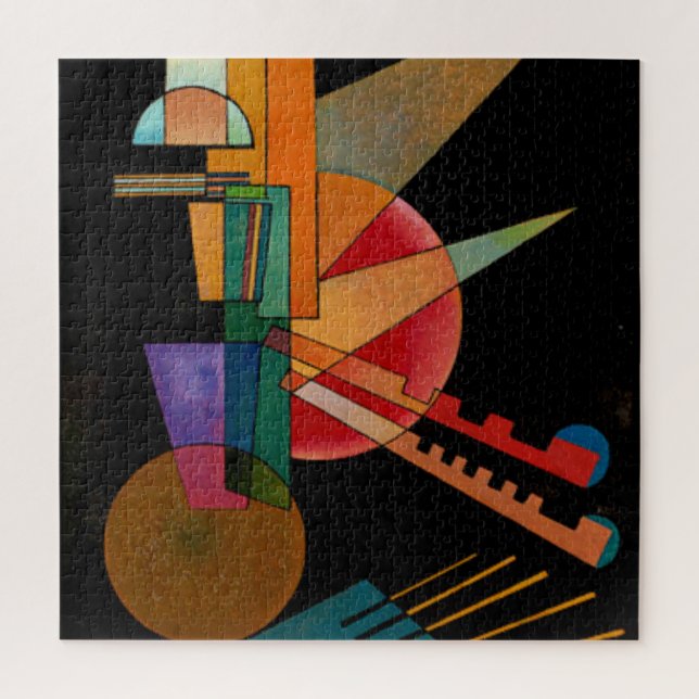 Kandinsky - Abstrakte Interpretation Puzzle (Vertikal)