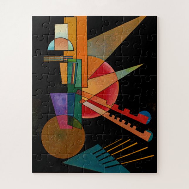 Kandinsky - Abstrakte Interpretation Puzzle (Vertikal)